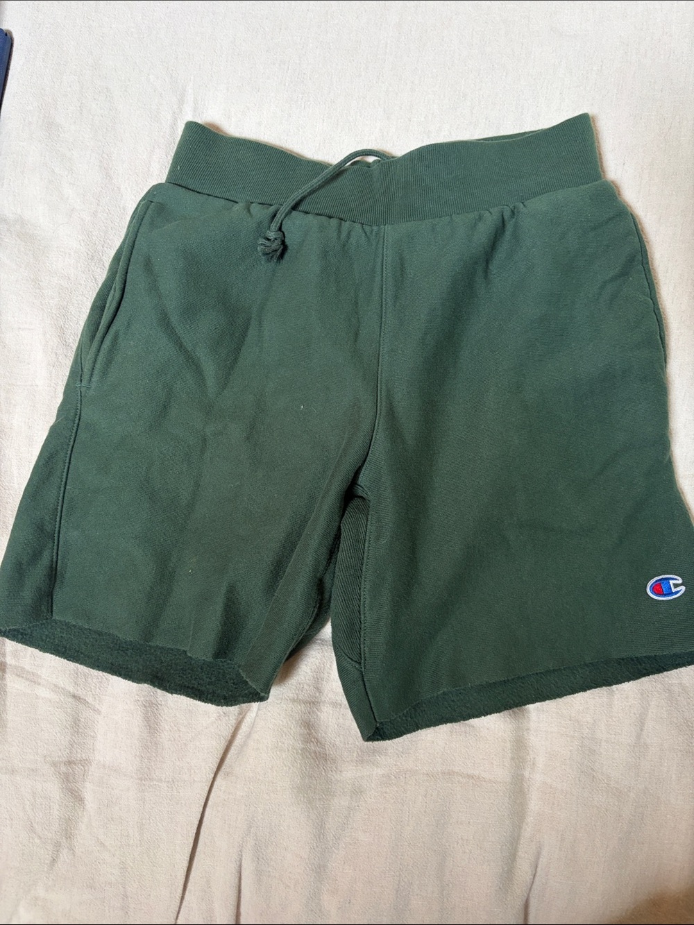 Champion Dark Green Men's Fleece Shorts